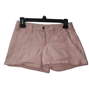 Mudd Pink Denim Shorts Casual Pockets Cotton Blend Cute Comfy‎ Size?